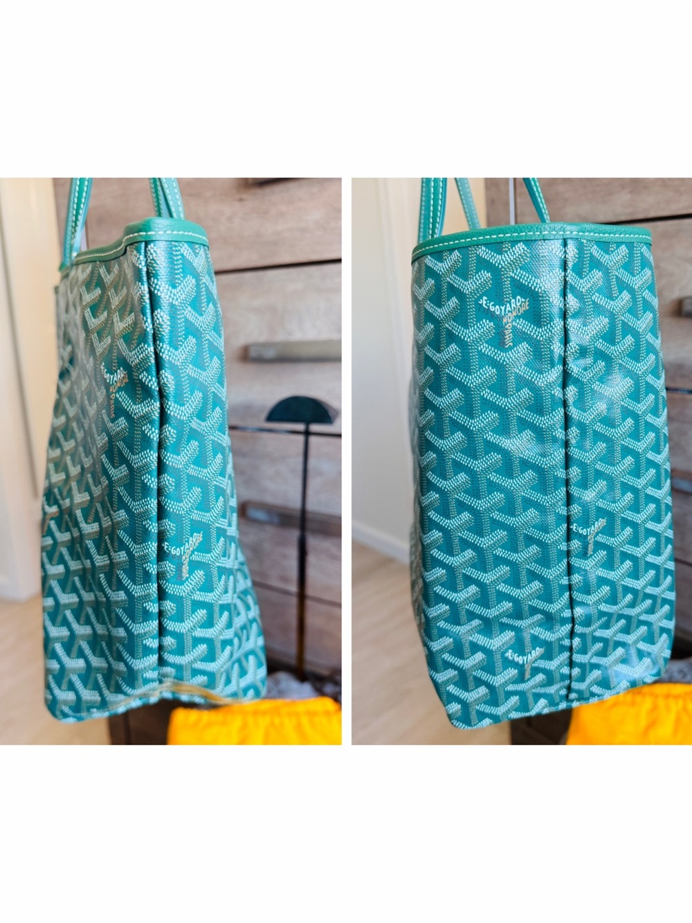 💚Goyard Saint Louis PM Tote Set W/ Pouch💚 - Picture 3 of 12
